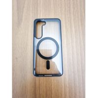 Magsafe Back Cover Σιλικόνης Διάφανο-Μαύρο (Galaxy S24)
