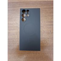 Magsafe Back Cover Σιλικόνης Μαύρο (Galaxy S22 ULTRA)