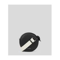 Γυναικεία Δερμάτινη K/Circle Τσάντα Χιαστί Μαύρη Karl Lagerfeld 231W3054-A999 BLACK