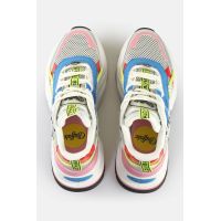 Γυναικεία Triplet Hollow Sneakers Buffalo BUF1636198-WHITE BLUE PINK