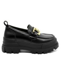 Γυναικεία Aspha Loafers Μαύρα Buffalo BUF1624065-BLACK GOLD