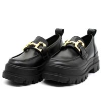 Γυναικεία Aspha Loafers Μαύρα Buffalo BUF1624065-BLACK GOLD