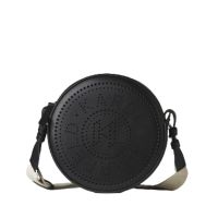 Γυναικεία Δερμάτινη K/Circle Τσάντα Χιαστί Μαύρη Karl Lagerfeld 231W3054-A999 BLACK