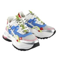 Γυναικεία Triplet Hollow Sneakers Buffalo BUF1636198-WHITE BLUE PINK