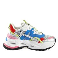 Γυναικεία Triplet Hollow Sneakers Buffalo BUF1636198-WHITE BLUE PINK