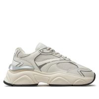 Γυναικεία Δερμάτινα Runner Sneakers Λευκά Karl Lagerfeld KL65624-411 WHITE