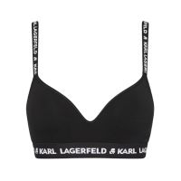 Γυναικείο Logo Padded Σουτιέν Μαύρο Karl Lagerfeld 230W2108-999 BLACK
