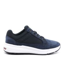 Ανδρικά Δερμάτινα Sneakers Navy Μπλε Tommy Hilfiger FM0FM05187-DW5