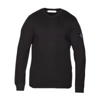Ανδρικό Plus Size Waffle Μακρυμάνικο T-shirt Μαύρο Calvin Klein J30J327395-BEH