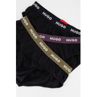 Ανδρικό Σλιπ Σετ 3 Τεμαχίων Μαύρο Hugo 50517879-989