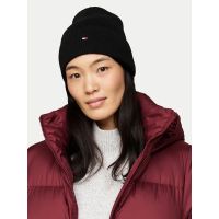 Γυναικείο Essential Flag Σκουφάκι Μαύρο Tommy Hilfiger AW0AW16637-BDS