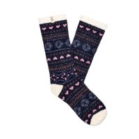 Γυναικείες Leslie Κάλτσες Navy Μπλε UGG 1105868-MFR