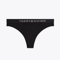 Γυναικείο Στρινγκ Μαύρο Tommy Hilfiger UW0UW05510-BDS