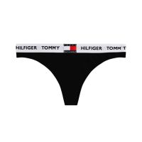 Γυναικείο Στρινγκ Μαύρο Tommy Hilfiger UW0UW05616-BDS