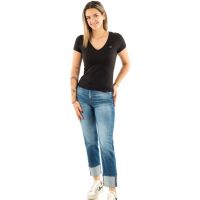 Γυναικείο T-shirt Μαύρο Tommy Jeans DW0DW20458-BDS