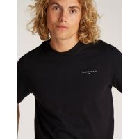 Ανδρικό T-shirt Μαύρο Tommy Jeans DM0DM21188-BDS
