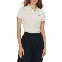 Γυναικείο Slim Script Graphic Polo Μπεζ Tommy Hilfiger WW0WW43930-Z00