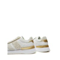 Γυναικεία Δερμάτινα TH Monogram Sneakers Λευκά Tommy Hilfiger FW0FW08387-0K4