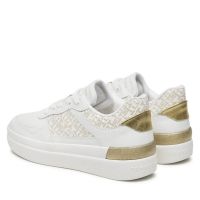 Γυναικεία Δερμάτινα TH Monogram Sneakers Λευκά Tommy Hilfiger FW0FW08381-0K4