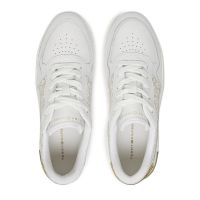 Γυναικεία Δερμάτινα TH Monogram Sneakers Λευκά Tommy Hilfiger FW0FW08381-0K4