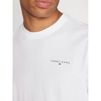 Ανδρικό T-shirt Λευκό Tommy Jeans DM0DM21188-YBL