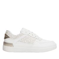 Γυναικεία Δερμάτινα TH Monogram Sneakers Λευκά Tommy Hilfiger FW0FW08381-0K4