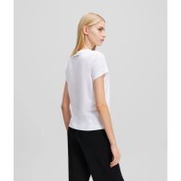 Γυναικείο Hearts T-shirt Λευκό Karl Lagerfeld A1W17116-100 WHITE