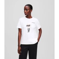 Γυναικείο Ikon Aquarelle K T-shirt Λευκό Karl Lagerfeld A1W17130-100 WHITE