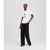 Γυναικείο Ikon Aquarelle K T-shirt Λευκό Karl Lagerfeld A1W17130-100 WHITE