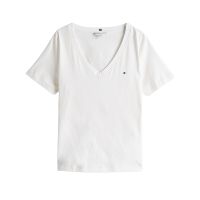 Γυναικείο T-shirt Λευκό Tommy Hilfiger WW0WW44177-YCF