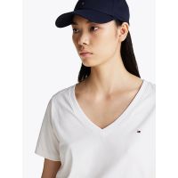 Γυναικείο T-shirt Λευκό Tommy Hilfiger WW0WW44177-YCF