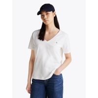 Γυναικείο T-shirt Λευκό Tommy Hilfiger WW0WW44177-YCF