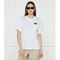 Γυναικείο Peak-A-Boo T-shirt Λευκό Karl Lagerfeld A1W17100-100 WHITE