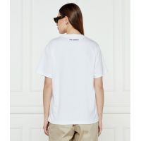 Γυναικείο Peak-A-Boo T-shirt Λευκό Karl Lagerfeld A1W17100-100 WHITE