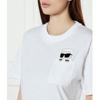 Γυναικείο Peak-A-Boo T-shirt Λευκό Karl Lagerfeld A1W17100-100 WHITE