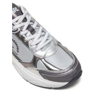 Γυναικεία Δερμάτινα Maison Sneakers Ασημί Karl Lagerfeld KL65638M-4SL SILVER