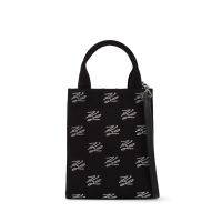 Γυναικεία K/Autograph Square Tote Τσάντα Μαύρη Karl Lagerfeld A1W50026-1RC BLACK EMBELLISHM