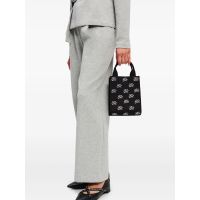 Γυναικεία K/Autograph Square Tote Τσάντα Μαύρη Karl Lagerfeld A1W50026-1RC BLACK EMBELLISHM