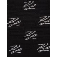 Γυναικεία K/Autograph Square Tote Τσάντα Μαύρη Karl Lagerfeld A1W50026-1RC BLACK EMBELLISHM