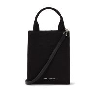 Γυναικεία K/Autograph Square Tote Τσάντα Μαύρη Karl Lagerfeld A1W50026-1RC BLACK EMBELLISHM