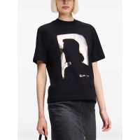 Γυναικείο T-shirt Μαύρο Karl Lagerfeld Jeans A1W17032-999 BLACK