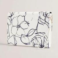 Γυναικείος Almikon Linear Rose Φάκελος Εκρού Ted Baker 278414-CREAM