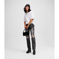Γυναικείο T-shirt Λευκό Karl Lagerfeld Jeans A1W17030-100 WHITE