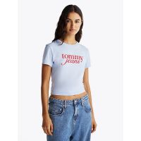 Γυναικείο T-shirt Γαλάζιο Tommy Jeans DW0DW19447-C3Q