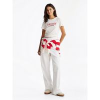 Γυναικείο T-shirt Λευκό Tommy Jeans DW0DW19447-YBL