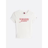 Γυναικείο T-shirt Λευκό Tommy Jeans DW0DW19447-YBL