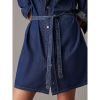 Γυναικείο Τζιν Φόρεμα-Πουκαμίσα Navy Μπλε Calvin Klein J20J225008-1BY