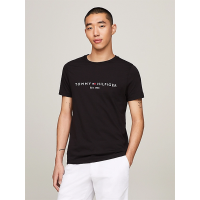 Ανδρικό T-shirt Μαύρο Tommy Hilfiger MW0MW11465-BAS
