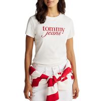 Γυναικείο T-shirt Λευκό Tommy Jeans DW0DW19447-YBL