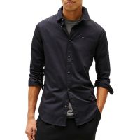 Ανδρικό Πουκάμισο Μαύρο Tommy Jeans DM0DM04405-078